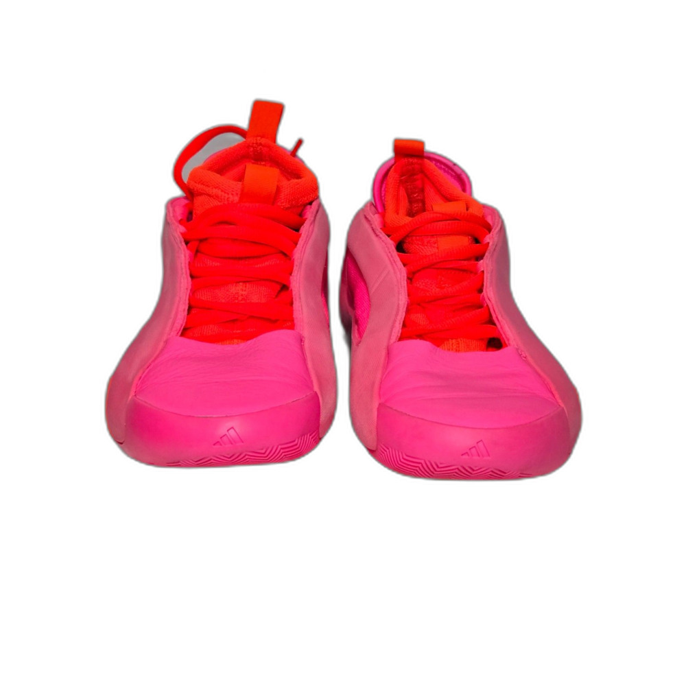 Adidas Harden Vol 8 Flamingo Pink Shoes | Men's Size 8.5 | Lucid Pink Solar Red - Picture 3 of 11
